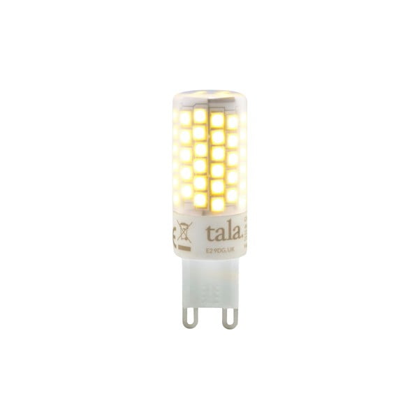 Bec LED G9, cu lumină caldă cu intensitate reglabilă 4 W – tala
