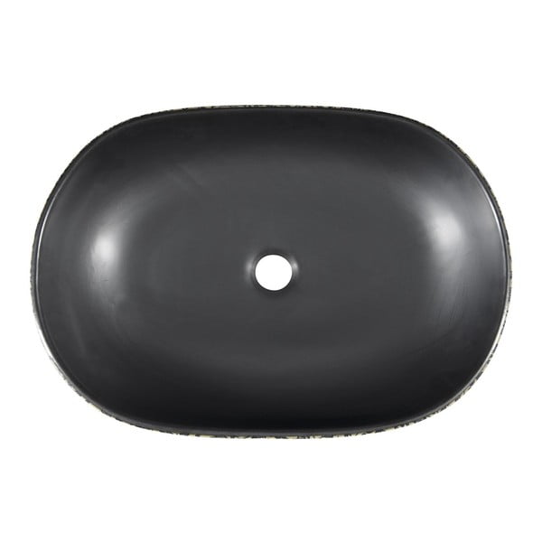 Chiuvetă neagră/albastră din ceramică 60x40 cm Priori – Sapho-image-2