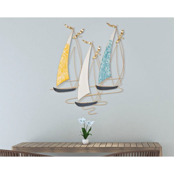 Decorațiune de perete din metal 79x98 cm Vela – Mauro Ferretti-image-1