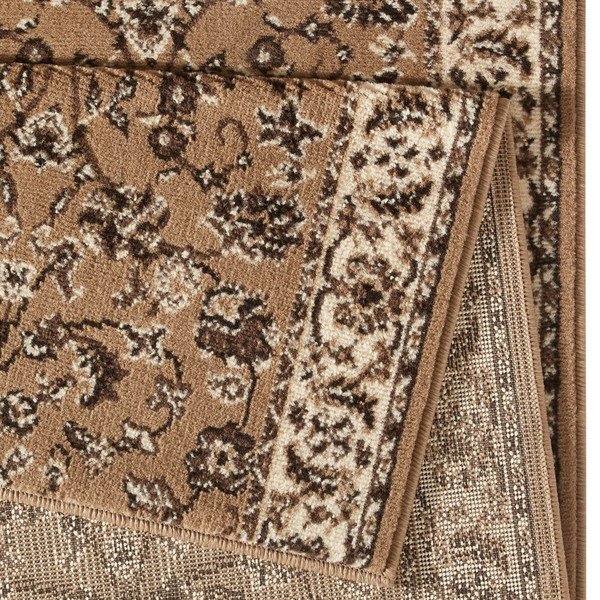 Covor Basic Vintage, 80x500 cm, maro deschis-image-3