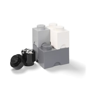 Set 4 cutii de depozitare din plastic LEGO®, 25 x 25 x 33 cm