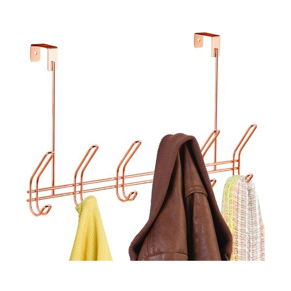 Cuier de ușă arămiu din metal 48 cm Classico – iDesign-image-2