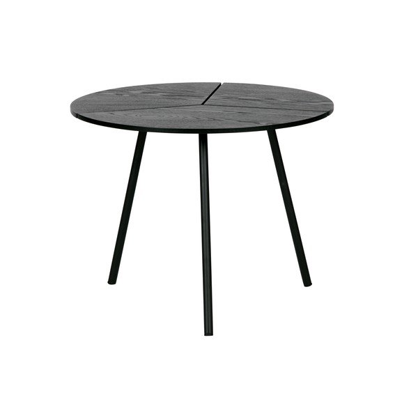 Măsuță auxiliară WOOOD Rodi, ⌀ 48 cm, negru-image-2