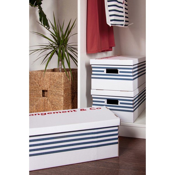 Set 3 cutii pentru depozitare Compactor Marinieres-image-2