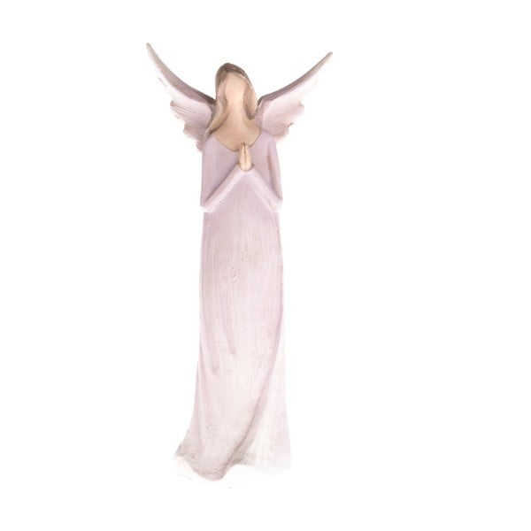 Statuetă decorativă Dakls Praying Angel, înălțime 14,5 cm, violet