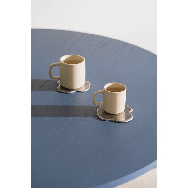 Coasters argintii 4 buc. din metal Plama – noo.ma-image-1