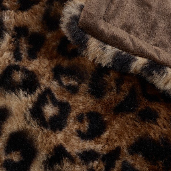 Pătură maro 130x170 cm Animal Print – Catherine Lansfield-image-3