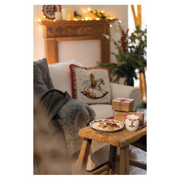 Pernă decorativă din bumbac cu motiv de Crăciun Villeroy & Boch Toys Fantasy, 45 x 45 cm-image-2