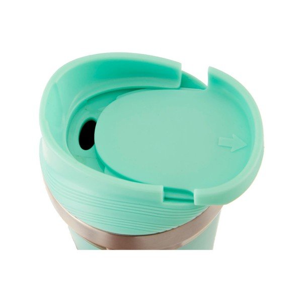 Pahar termos de voiaj Premier Housewares Travel, 380 ml, verde mentă-image-2