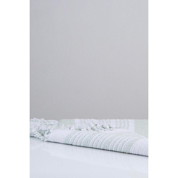 Covoraș din bumbac pentru baie Foutastic Martil, 60 x 90 cm, verde-image-2