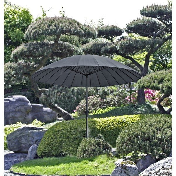 Umbrelă de soare gri ø 260 cm – Garden Pleasure-image-1