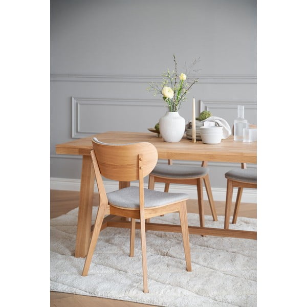 Masă de dining din lemn de stejar lustruit Rowico Brooklyn, 170 x 95 cm-image-1