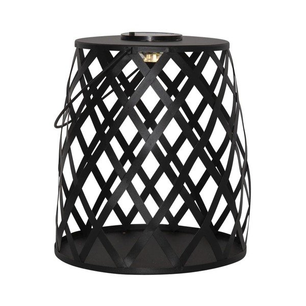 Felinar cu LED Star Trading Calabria, înălțime 28 cm, negru