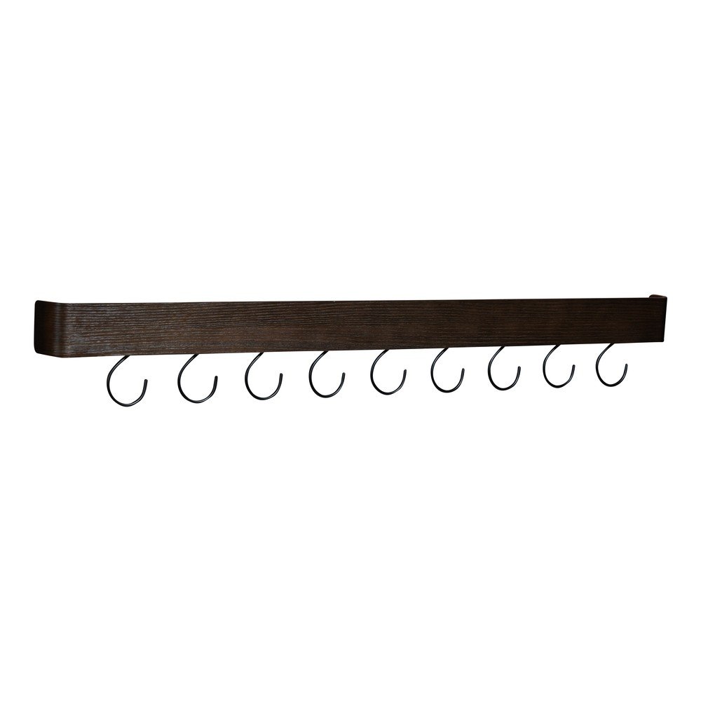 Cuier de perete în culoare naturală închisă cu raft cu aspect de lemn de frasin 120 cm Protopia – DAN-FORM Denmark