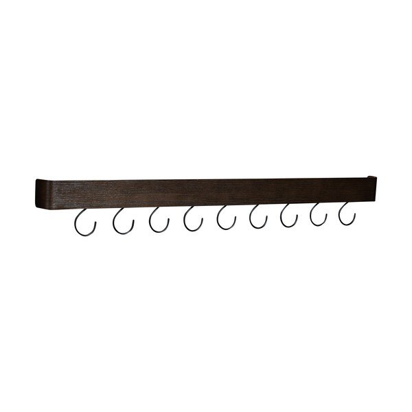 Cuier de perete în culoare naturală închisă cu raft cu aspect de lemn de frasin 120 cm Protopia – DAN-FORM Denmark