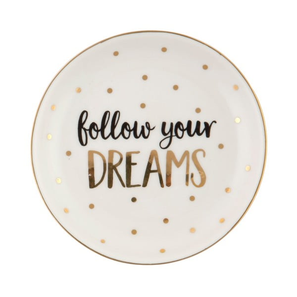 Farfurie din ceramică Sass & Belle Follow Your Dreams