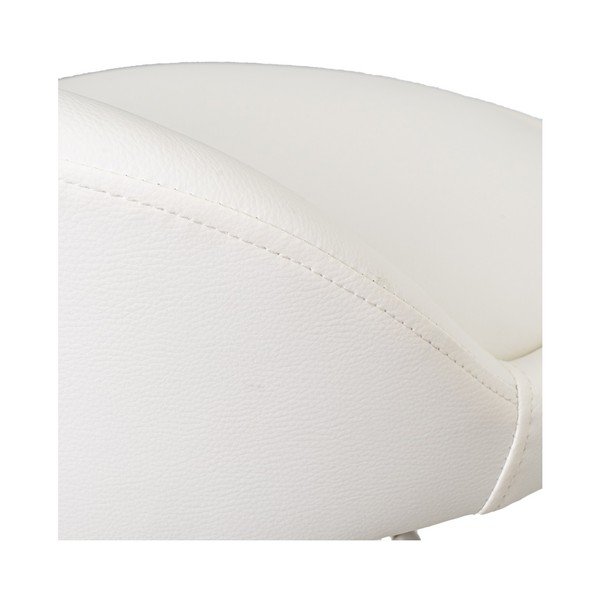 Scaune de bar albe cu înălțime ajustabilă 2 buc. din imitație de piele (înălțime șezut 72 cm) – Casa Selección-image-1