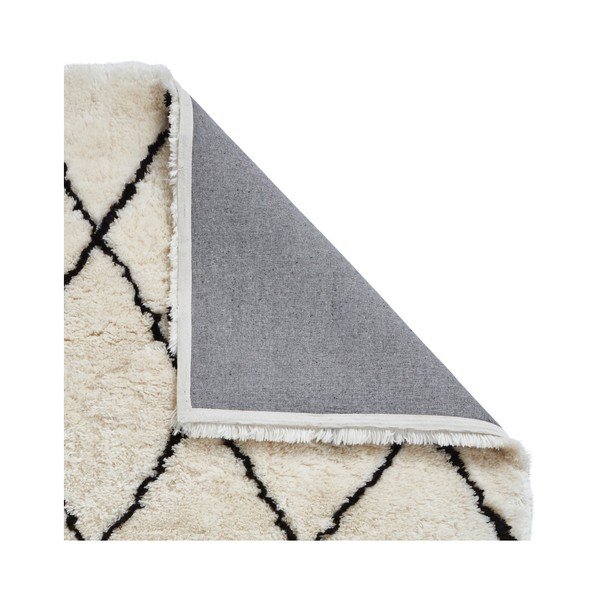 Covor Think Rugs Morocco, 120 x 170 cm, bej-negru-image-3