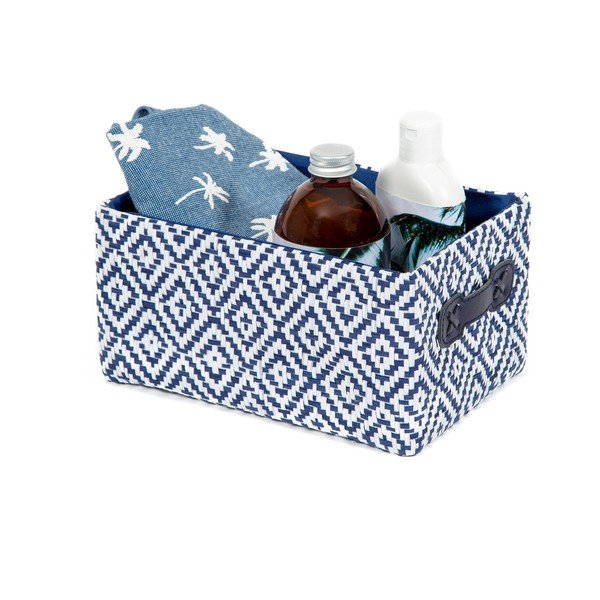 Coș de depozitare pentru baie din material textil 23,5x16x12 cm Enzo – Compactor-image-3