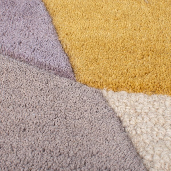 Covor țesut manual rotund din lână ø 160 cm Glow Multi – Flair Rugs-image-4