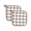 Mănuși de bucătărie 2 buc. din bumbac Gingham – Tiseco Home Studio