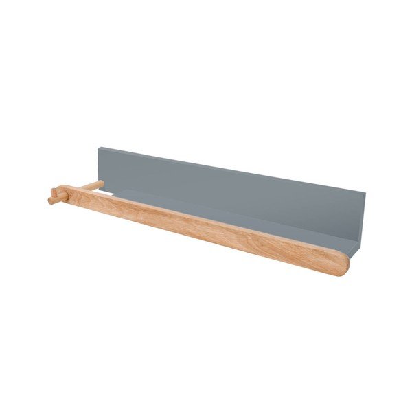 Raft de copii gri cu aspect de lemn de stejar Lotta - BELLAMY-image-1