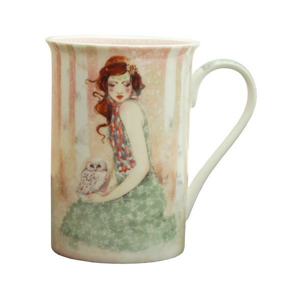 Cană din porțelan Santoro London Willow Mademoiselle Snow-image-1