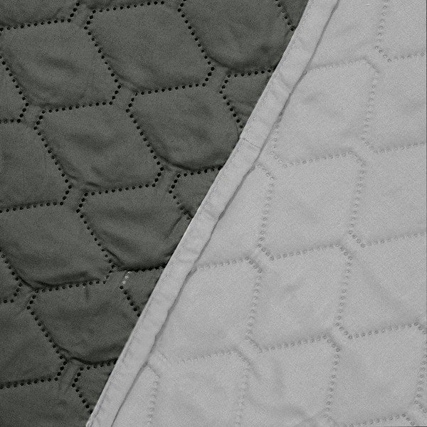 Cuvertură cu 2 fețe din microfibră DecoKing Axel Charcoal Silver, 170 x 270 cm, gri-image-3