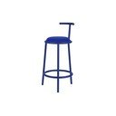 Scaun de bar albastru din metal (înălțime șezut 68 cm) Hogo – noo.ma