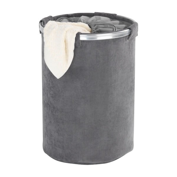 Coș de rufe Wenko Cordoba, gri, 68 l-image-1