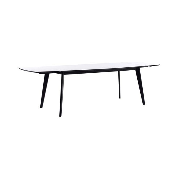 Extensie blat pentru masa de dining Rowico Griffin, 90 x 45 cm, negru-alb-image-2