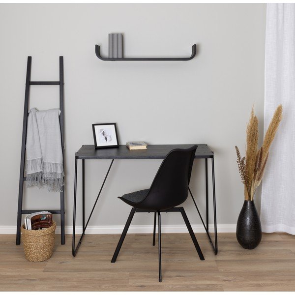 Raft de perete Tenzo Flower, negru-image-1