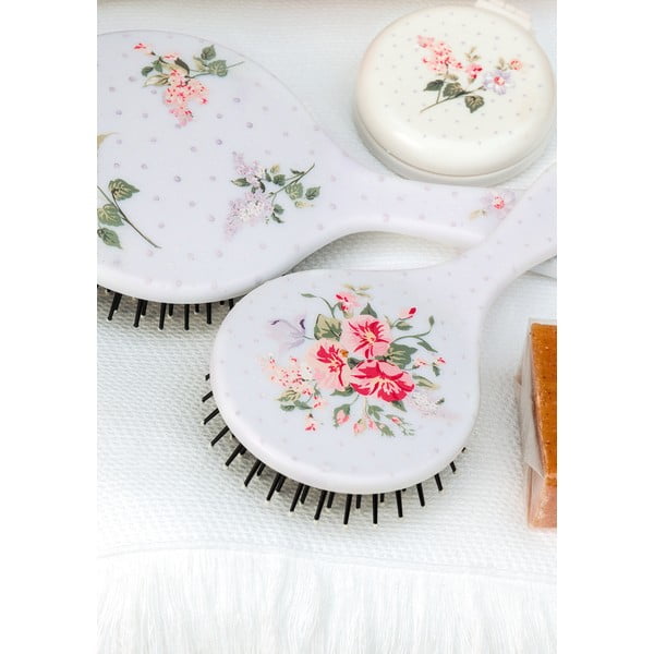 Oglindă de buzunar și perie Green Gate Asta-image-1