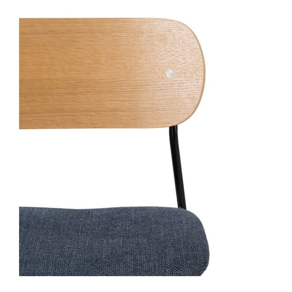 Scaune de dining albastre/în culoare naturală 4 buc. Moe – Ixia-image-4