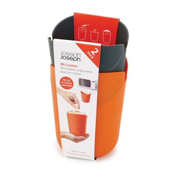 Set 2 recipiente pentru popcorn pentru cuptorul cu microunde Joseph Joseph M-Cuisine-image-1