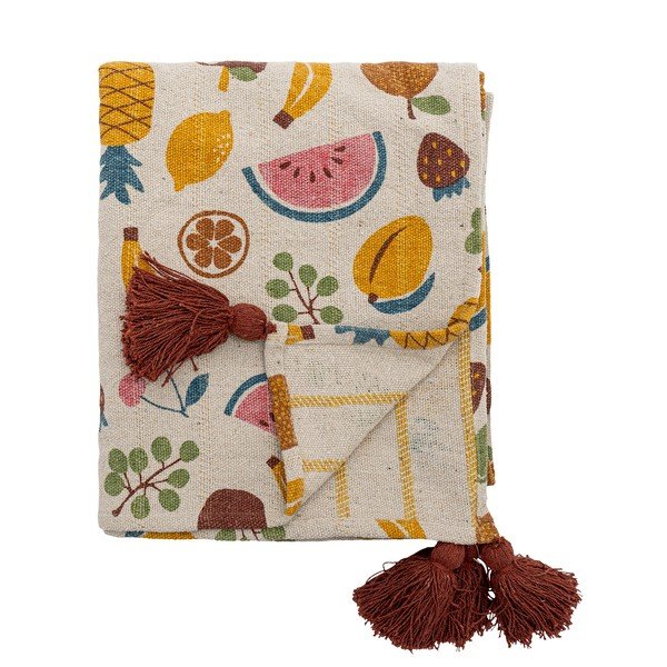 Pătură pentru copii din bumbac reciclat 130x160 cm Fruitta – Bloomingville Mini