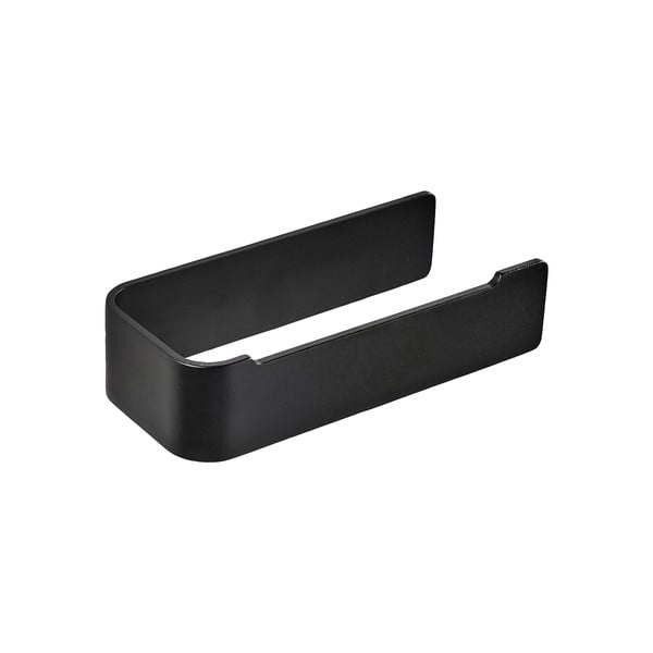 Suport pentru hârtie igienică negru de montat pe perete din metal Ume – Zone-image-2