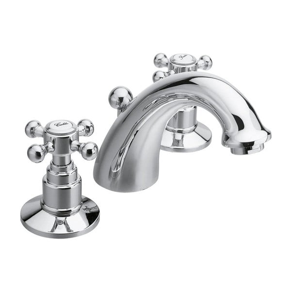 Baterie argintiu-lucios pentru chiuvetă Antea – Sapho