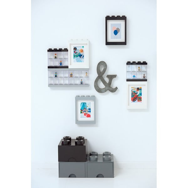 Ramă foto LEGO®, 19,3 x 26,8 cm, gri-image-3