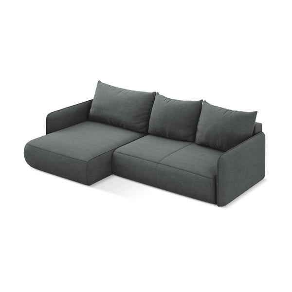 Colțar gri extensibil/cu spațiu de depozitare (cu colț pe partea stângă) Nanea – Makamii-image-4