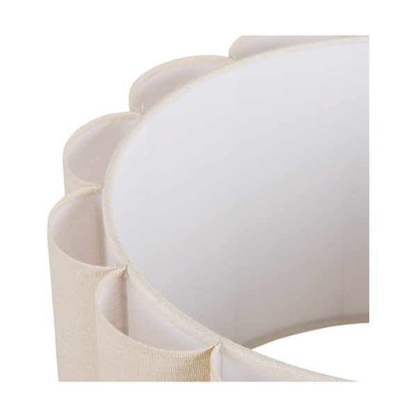 Lampadar bej/argintiu din in (înălțime 150 cm) Wattom – House Nordic-image-4