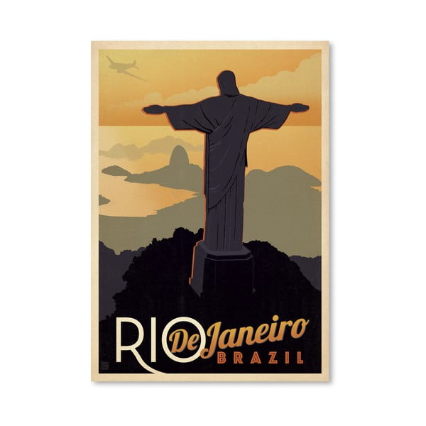 Poster Americanflat Rio, 42 x 30 cm