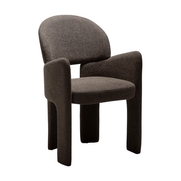Scaun de living maro cu cotiere Aole – DAN-FORM Denmark