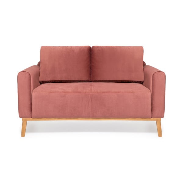 Canapea cu 2 locuri Vivonita Milton Trend, roz pudră