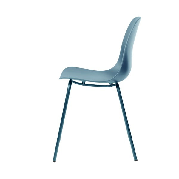 Set 2 scaune Unique Furniture Whitby, gri - albastru-image-3