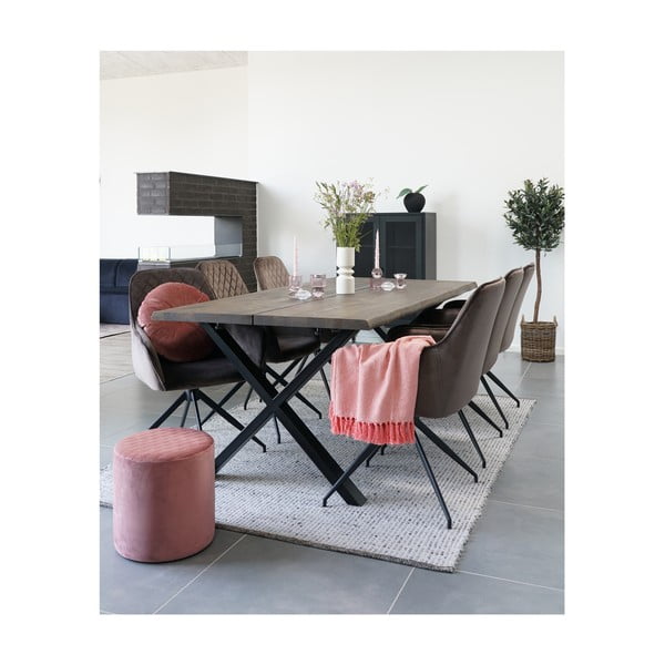 Vitrină neagră din metal 80x120 cm Melbourne – House Nordic-image-4