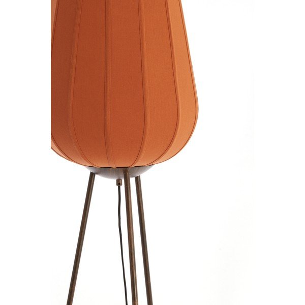 Lampadar teracotă cu abajur textil (înălțime 133 cm) Bibury – Light & Living-image-2