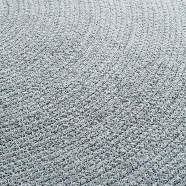 Covor gri deschis rotund ø 90 cm Pompomparty – douceur d'intérieur-image-2