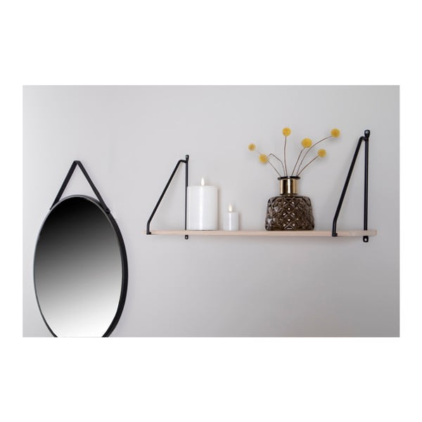 Raft din lemn masiv negru pavlovnia Arnhem - House Nordic-image-3