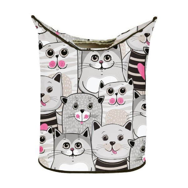 Coș de rufe Butter Kings Grey Kitties-image-1
